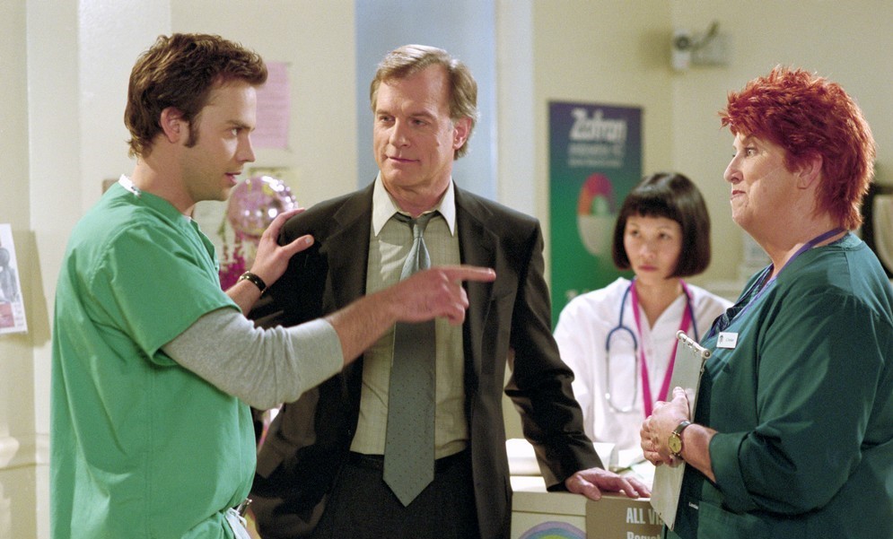 Eric (Stephen Collins), Matt (Barry Watson) et une infermière 